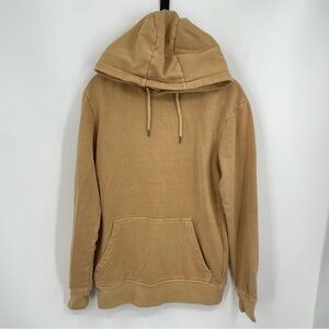 minimum corban sweat shirt tan hoodie Sz M